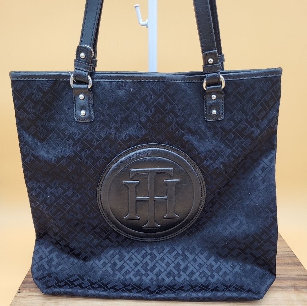 Tommy Hilfiger Black Tote Bag, NWT